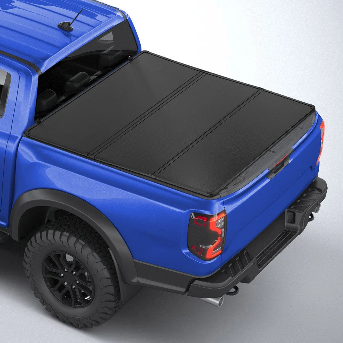 SPELAB Hard Folding 5.5-Foot Tonneau Cover for Ford F150