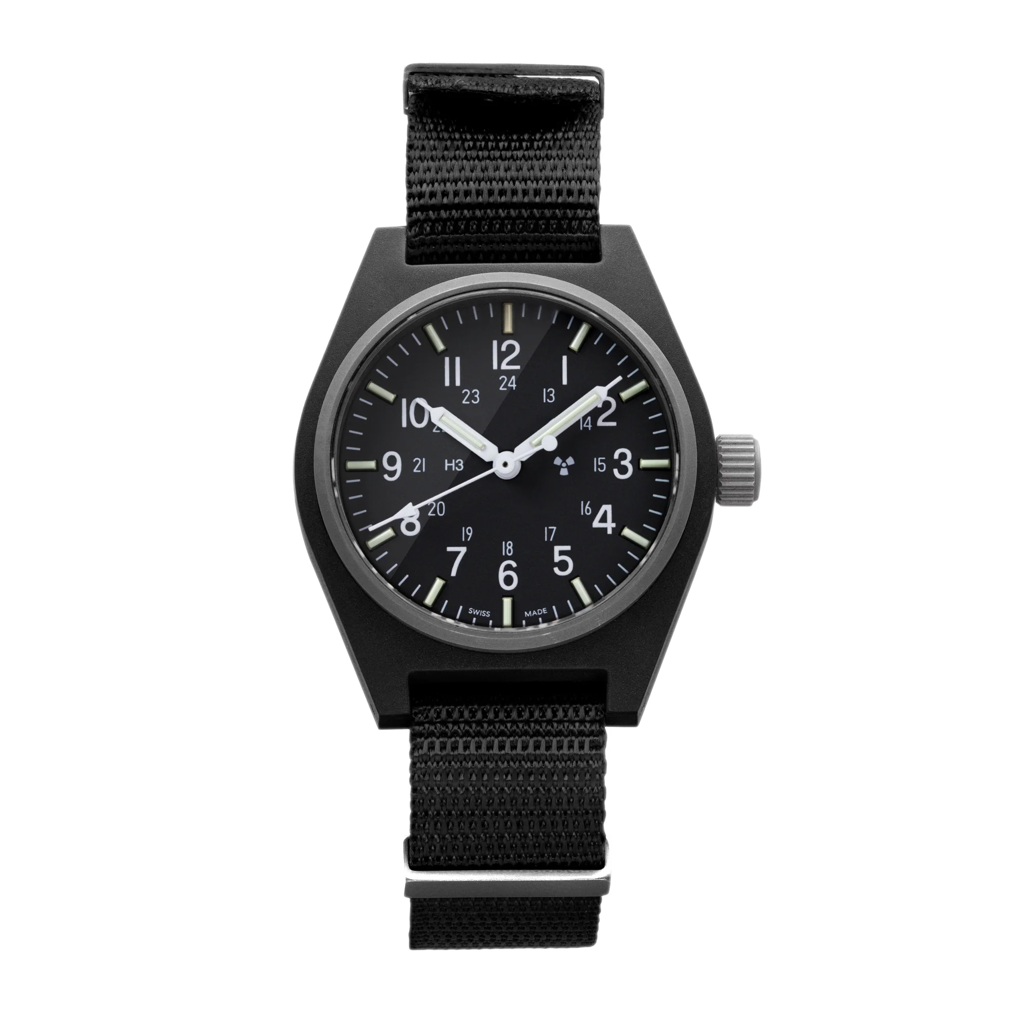 34mm Black General Purpose Quartz (GPQ)
