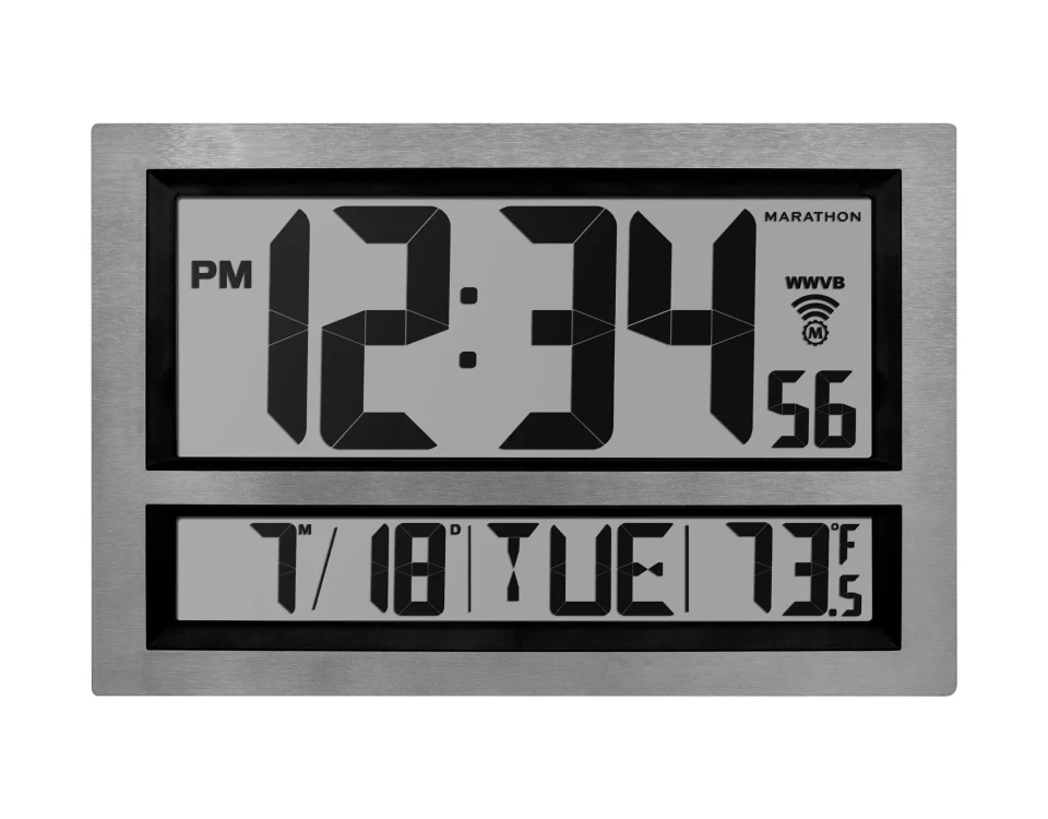 Jumbo Self-Setting Wall Clock